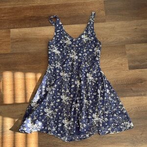 Altar'd State Navy Floral Mini Dress
